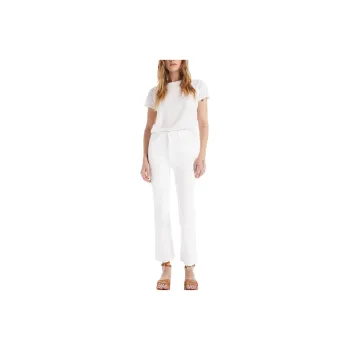 MOTHER Jeans Women's Cream White