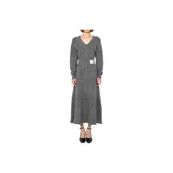 Maison Mihara Yasuhiro Long Sleeved Dresses Women's Gray