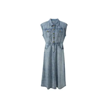 3COLOUR Short Sleeved Dress Women's Haze Blue