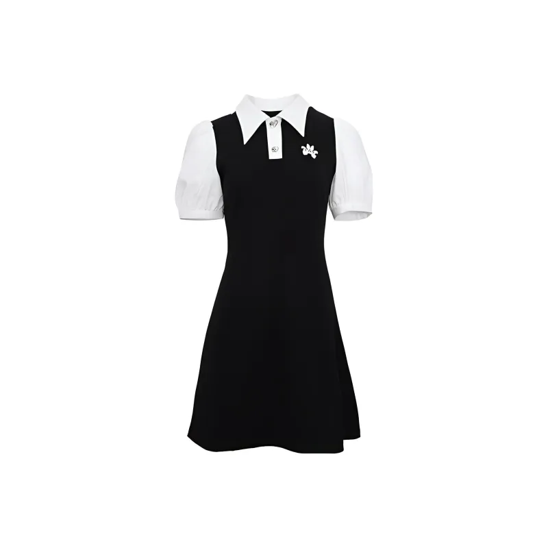 LOFT SHINE Short-Sleeved Dresses Women's Black-0
