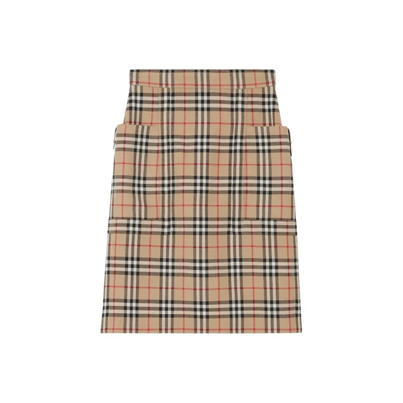 Burberry 2020s Nova Checked Skirt-0