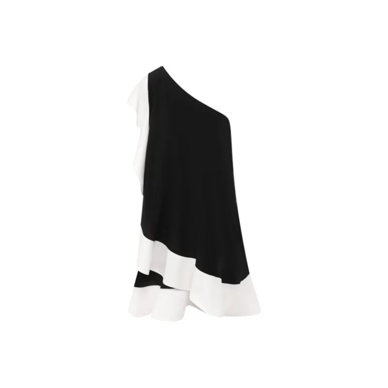 GIVENCHY Sleeveless Dress Women's Black White-0