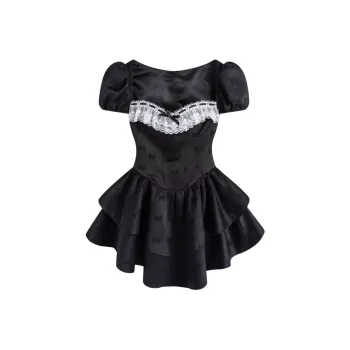 PLAY BUSH Short Sleeved Dresses Women's