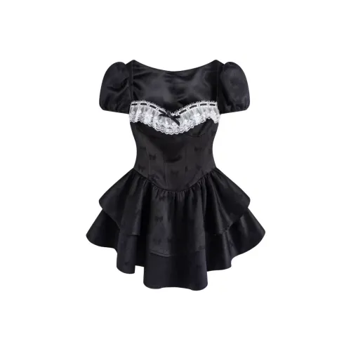 PLAY BUSH Short Sleeved Dresses Women's