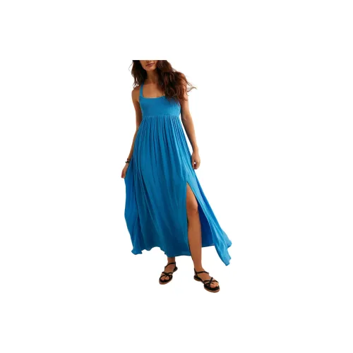 FREE PEOPLE Look My Way Maxi Slip Dresses Women's Baywatch/Beach Rescue Team