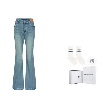 Charlie Luciano Jeans Women's Blue Box+Socks