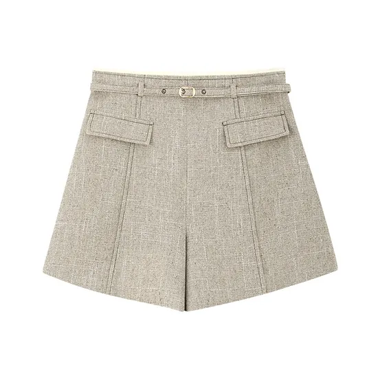 NINE WEST Casual Shorts Women's Khaki-0