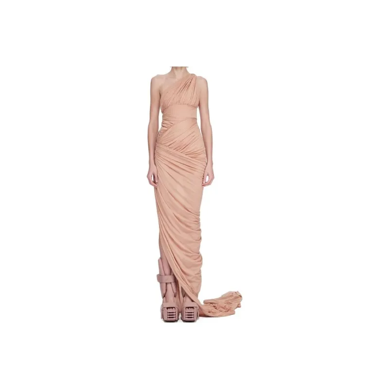 RICK OWENS Lido Draped Gown-0