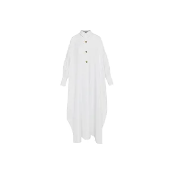 Oscar De La Renta Cotton Poplin Kaftan