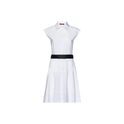 MaxMara Studio Sleeveless Dress Women's White