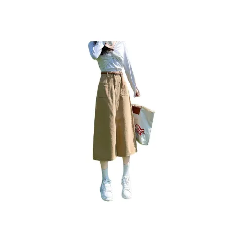 ZAZN Denim Long Skirts Women's