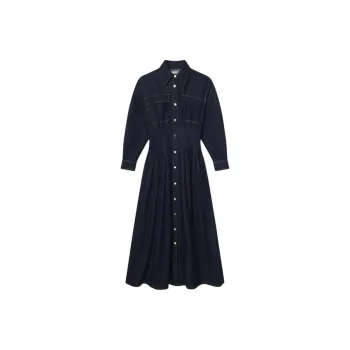 FRAME Nipped Maxi Dress