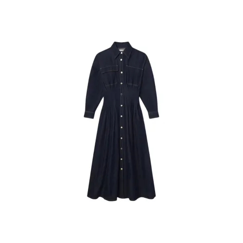 FRAME Nipped Maxi Dress