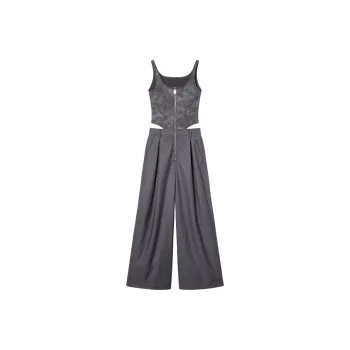 LA CRAWFISH Jumpsuit Women's Dark Gray