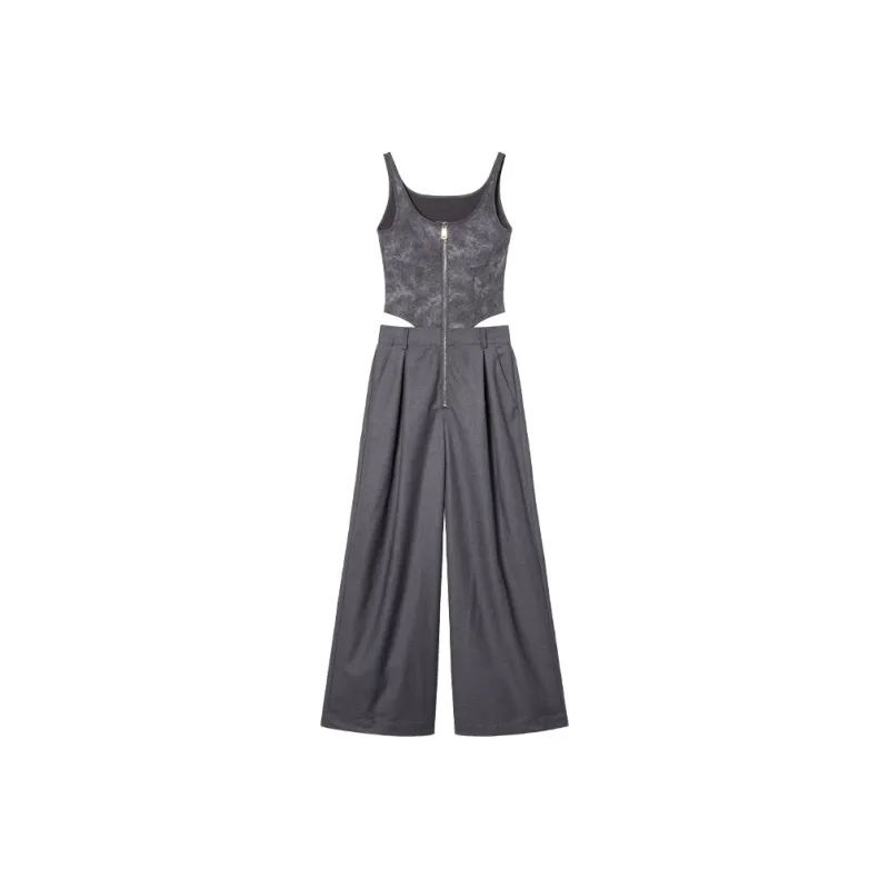 LA CRAWFISH Jumpsuit Women's Dark Gray-0
