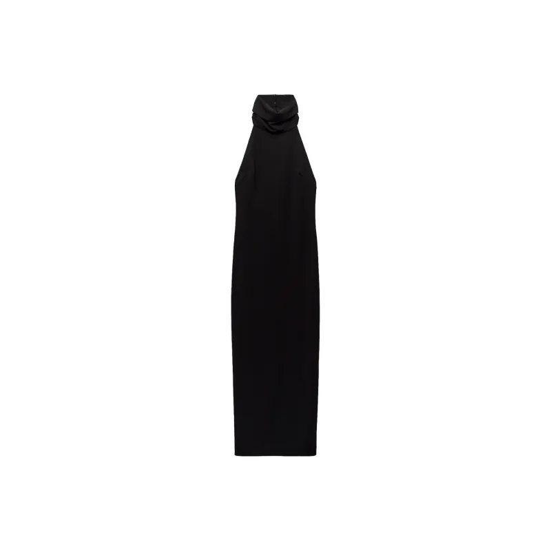 ZARA Sleeveless Dress Women's Black-0