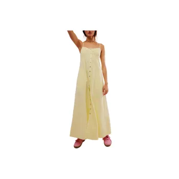 FREE PEOPLE Just Jill Maxi Dress Slip Dresses Women's Yellow/Yellow