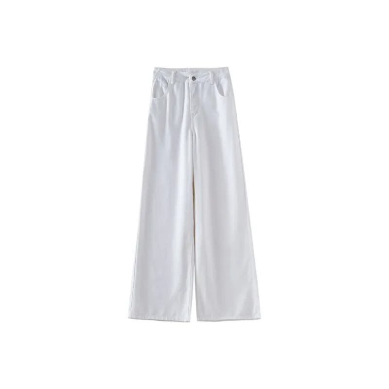 OUNIXUE Jeans Women's White-0