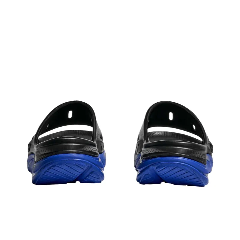 HOKA ONE ONE Ora Recovery Slide 3 EVA Cushioning Slide Slippers Unisex Black Blue-5