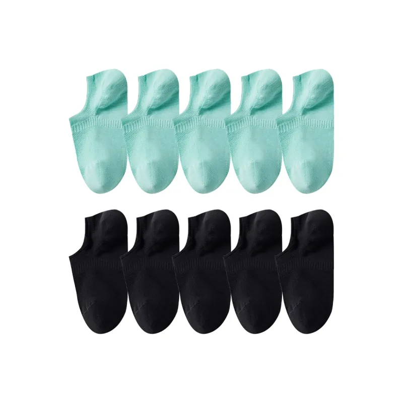 Cotton Gene No Show Socks Women's Combo Set-12