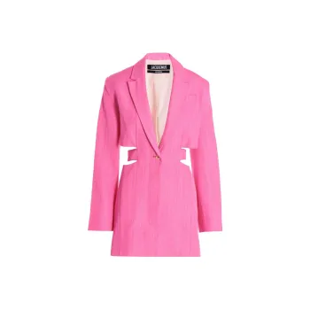 Jacquemus Cut Out Blazer Dress