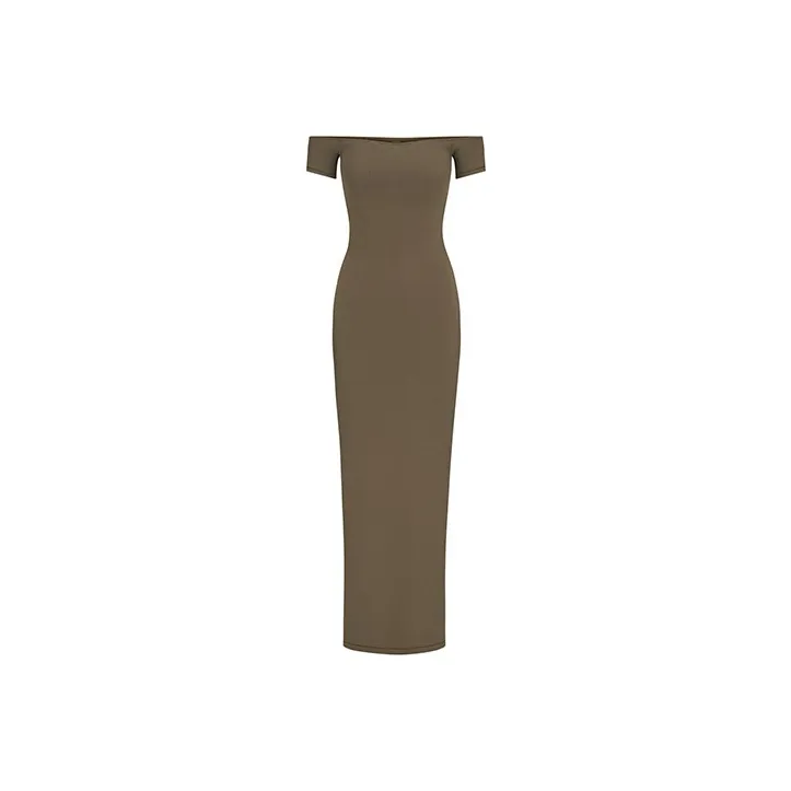 Skims Short-Sleeved Dresses Women's Army Green-0