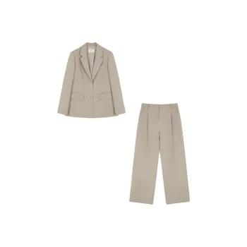 Mo Han Yi Mei Business Suit Women's Khaki