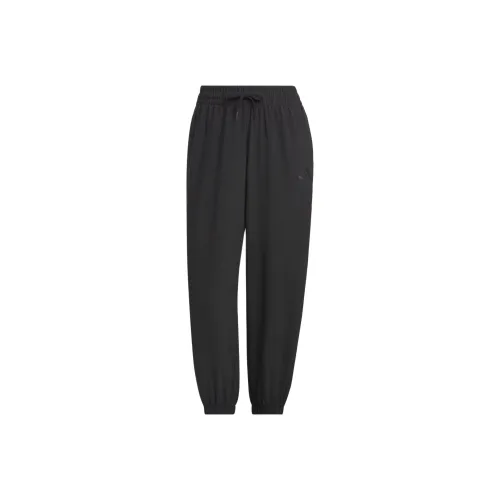 Adidas 3 Stripes Knitted Sweatpants Women's Black/White