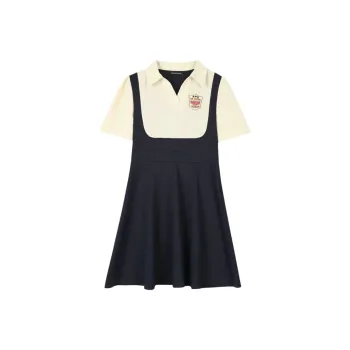 PLAY BUSH Short Sleeved Dress Women's Image Color