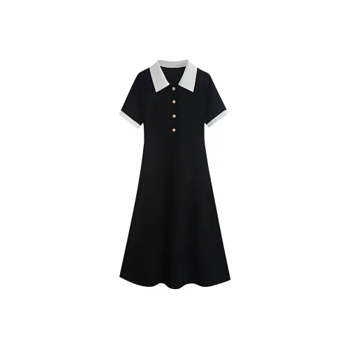 JOSR Short-Sleeved Dresses Women's Black