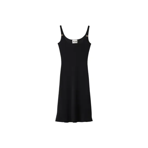 MIU Discover miu Slip Dresses Women's Black