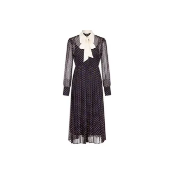 JZ. ANNAKRO Long Sleeved Dresses Women's Plain Black
