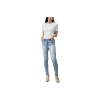 MOUSSY Jeans Women's Light Blue