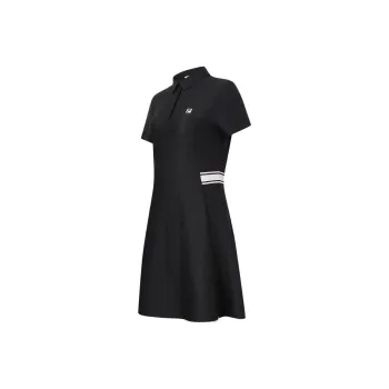 FILA Short Sleeved Dress Women's Jet Black