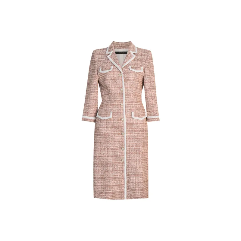 ROEYSHOUSE Long Sleeved Dresses Women's Pink-0
