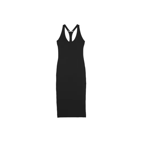 Victoria's Secret Style! VS Elevate Racerback Midi Dress / B Sleeveless Dress Women's Black