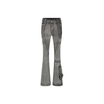 AZEPAM Jeans Women's Gray