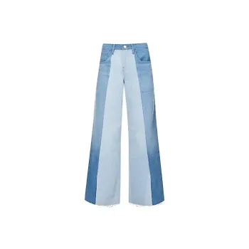 FRAME Split Seam Wide leg Jeans