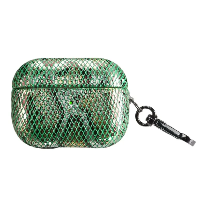 Baohuguang Compatibility Apple AirPods 1/2/3/4/Pro/Pro 2 PC Fashion Minimalist Style Snakeskin Print Headphone Cases-15