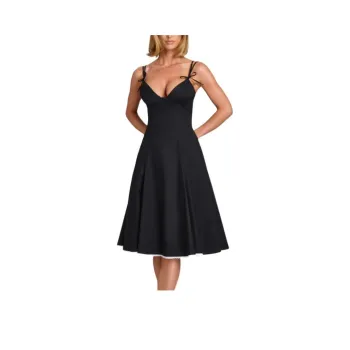 OH POLLY MALLORY Slip Dresses Women's Black