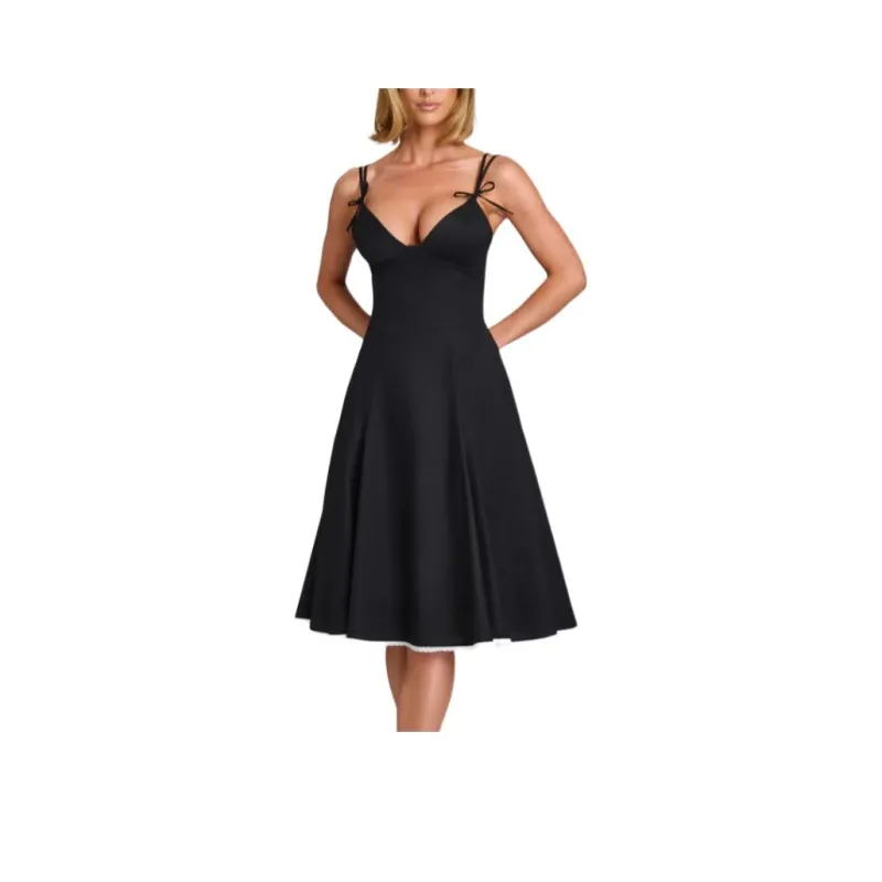 OH POLLY MALLORY Slip Dresses Women's Black-0