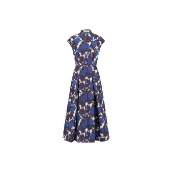 DIOR Short-Sleeved Dresses Women's Blue