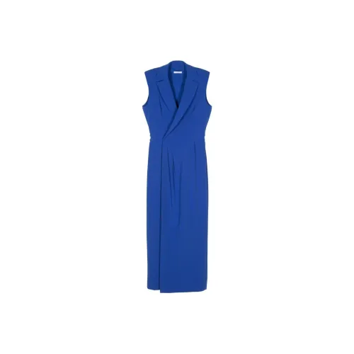 Patrizia Pepe Notched lapel Midi Dress