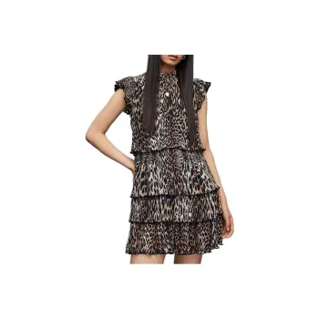 ALLSAINTS Short-Sleeved Dresses Women's Honey Brown