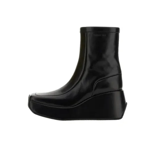 RAF SIMONS Ankle Boots 8.5cm Women's Black