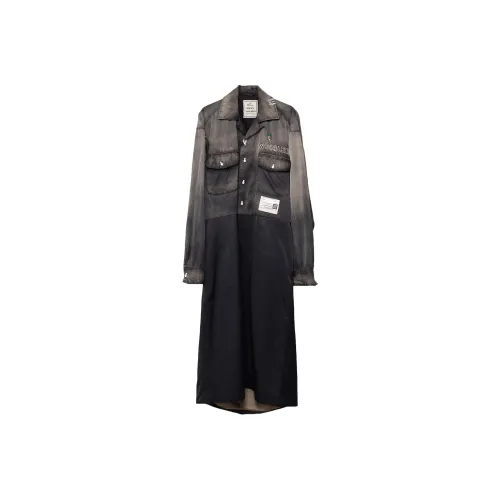Maison Mihara Yasuhiro Bowling Shirt Dress