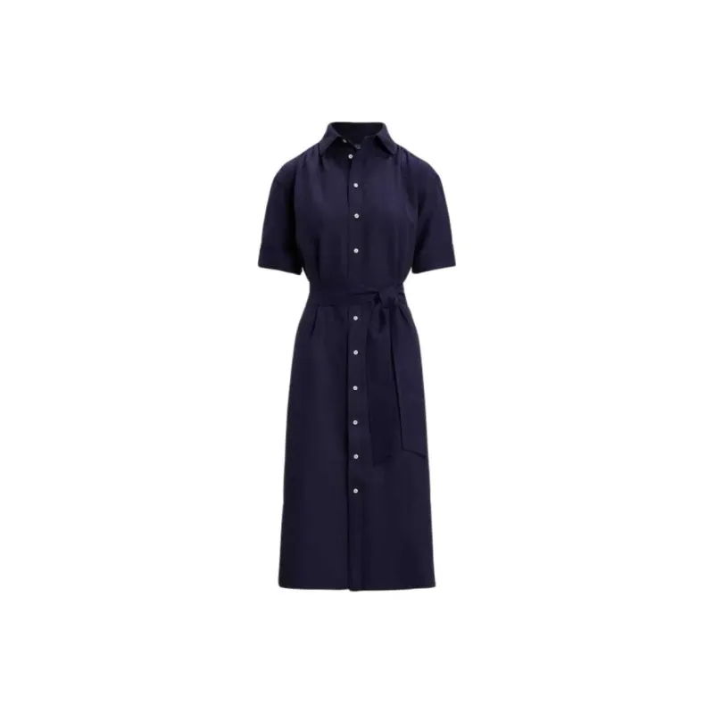 Polo Ralph Lauren Belted Shirtdress-0