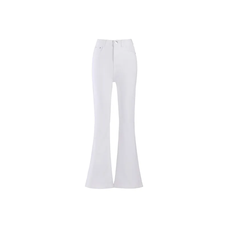 Mu Xiao Xin Jeans Women's White-0