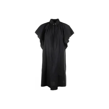 MaxMara Ruffled Short-Sleeved Dress