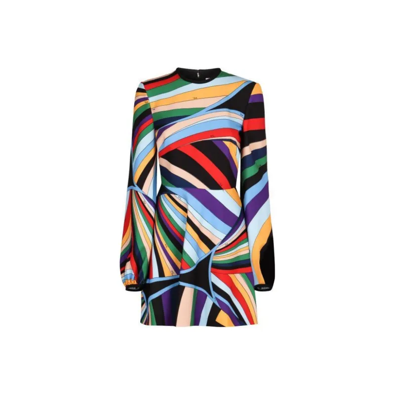 Pucci Iride print Mini Dress-0